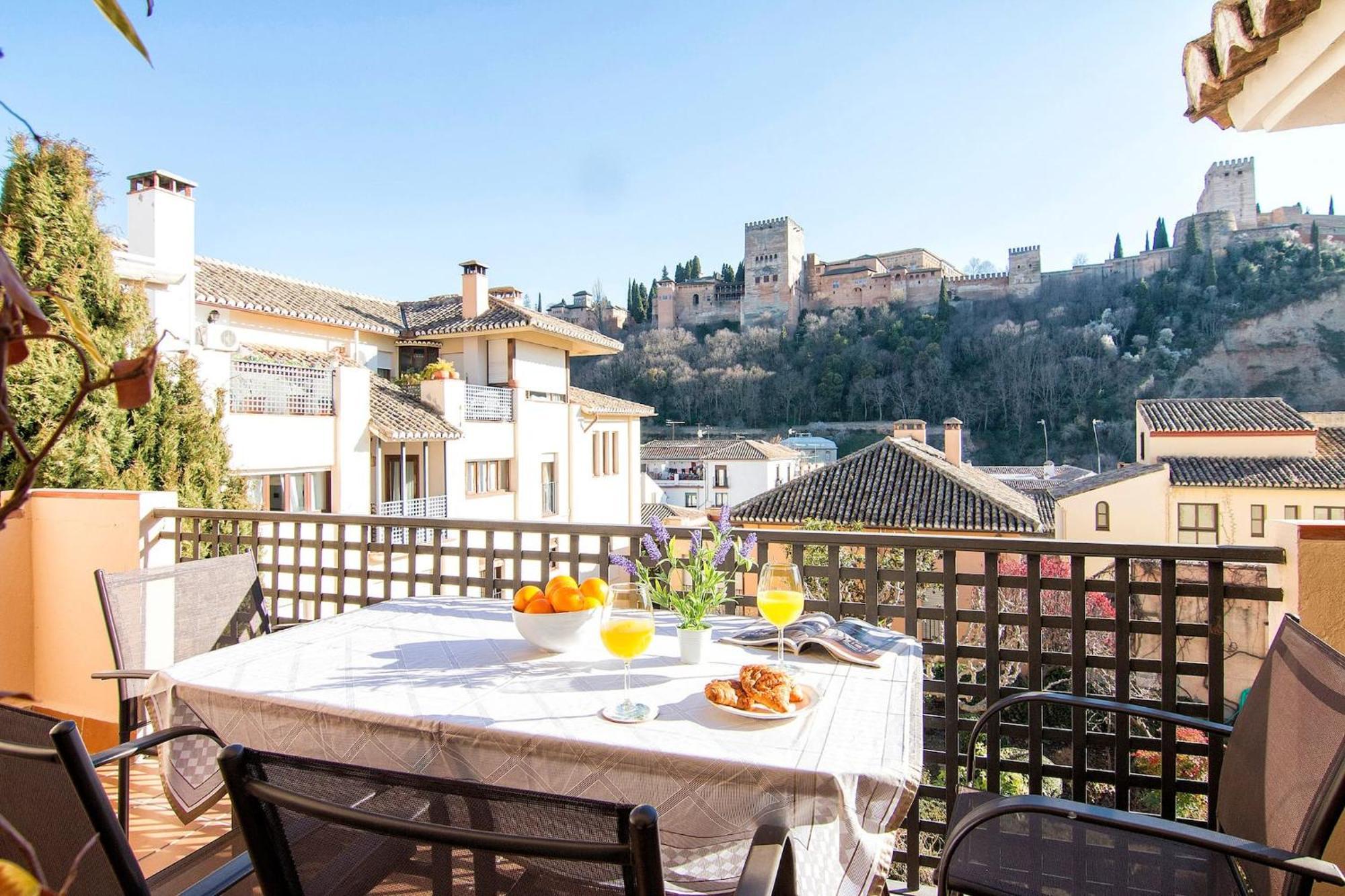 Chezmoihomes Alhambra Penthouse 2 Private Terraces Гранада Экстерьер фото
